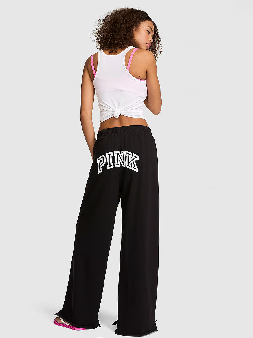 Campus Fleece™ Wide-Leg Split-Hem Sweatpants | Victoria's Secret (US / CA )