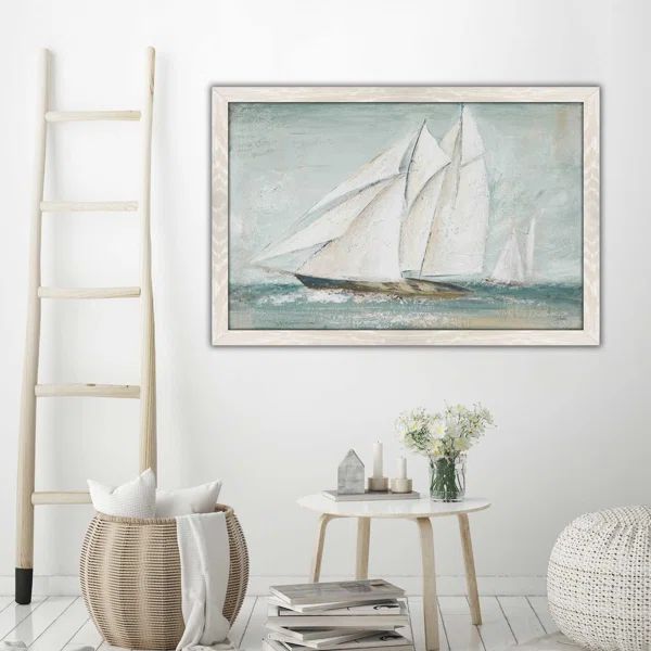 Cape Cod Sailboat Framed On Canvas by Patricia Pinto Print | Wayfair North America