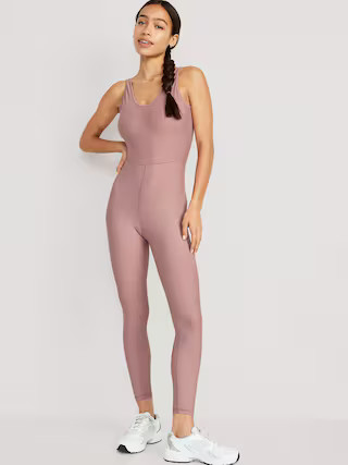 Sleeveless PowerSoft 7/8 Bodysuit for Women | Old Navy (US)