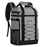 ZAKEEP Cooler Backpack, 36 Cans Multifunctional Leakproof Cooler Backpack with Padded Top Handle,... | Amazon (US)