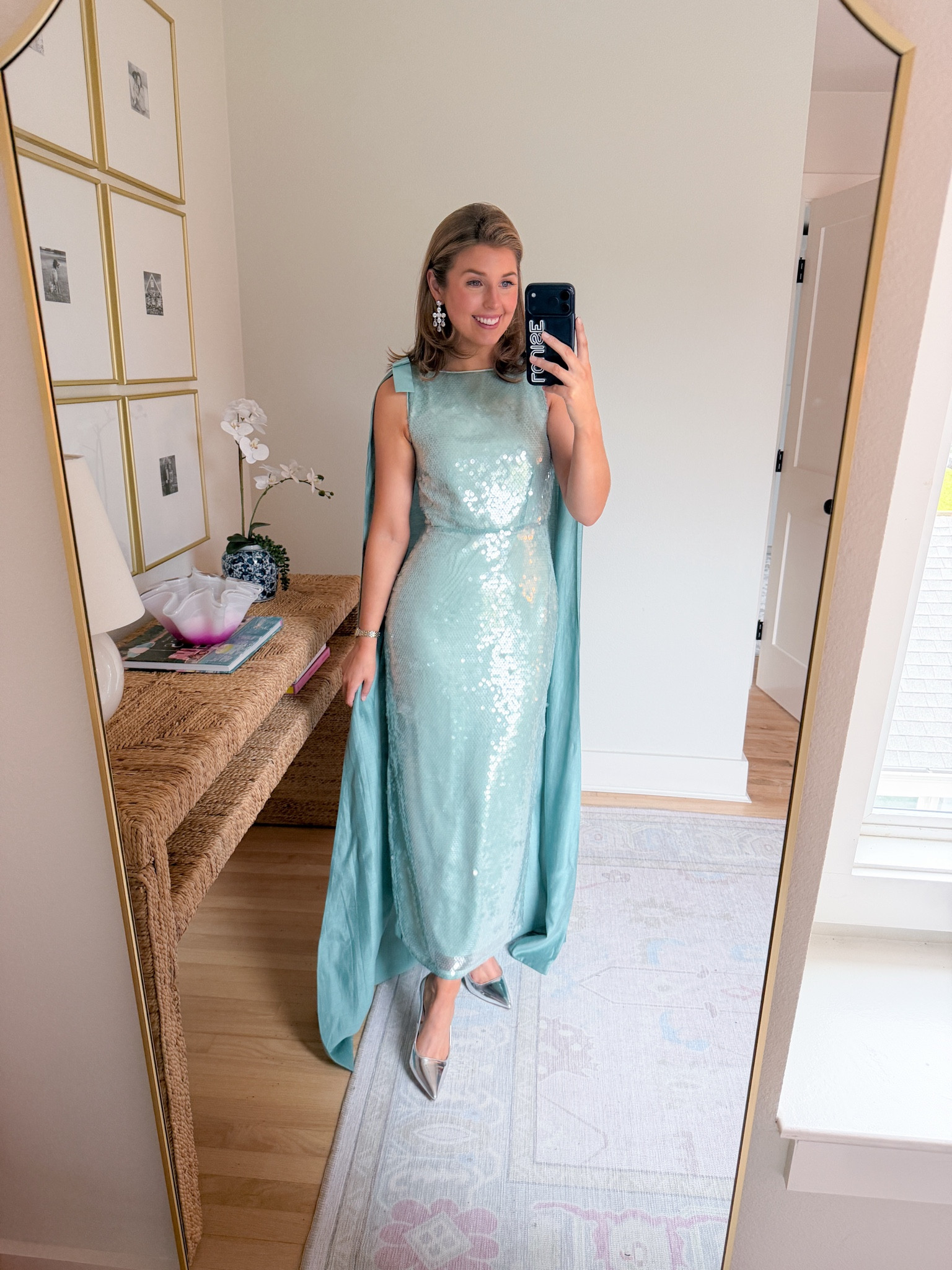 Fabulous party gown! Code LOUISE50 for $50 off orders of $150+. Wearing a 2