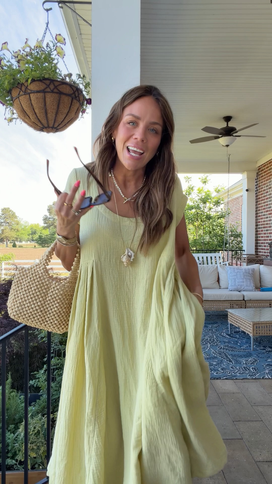Mothers Day brunch ootd! In xs it’s SUPEEEERRR oversized! Code KRISTINA20 works on my accessories at Anthro!

#LTKootd #LTKmomlife #LTKgrwm