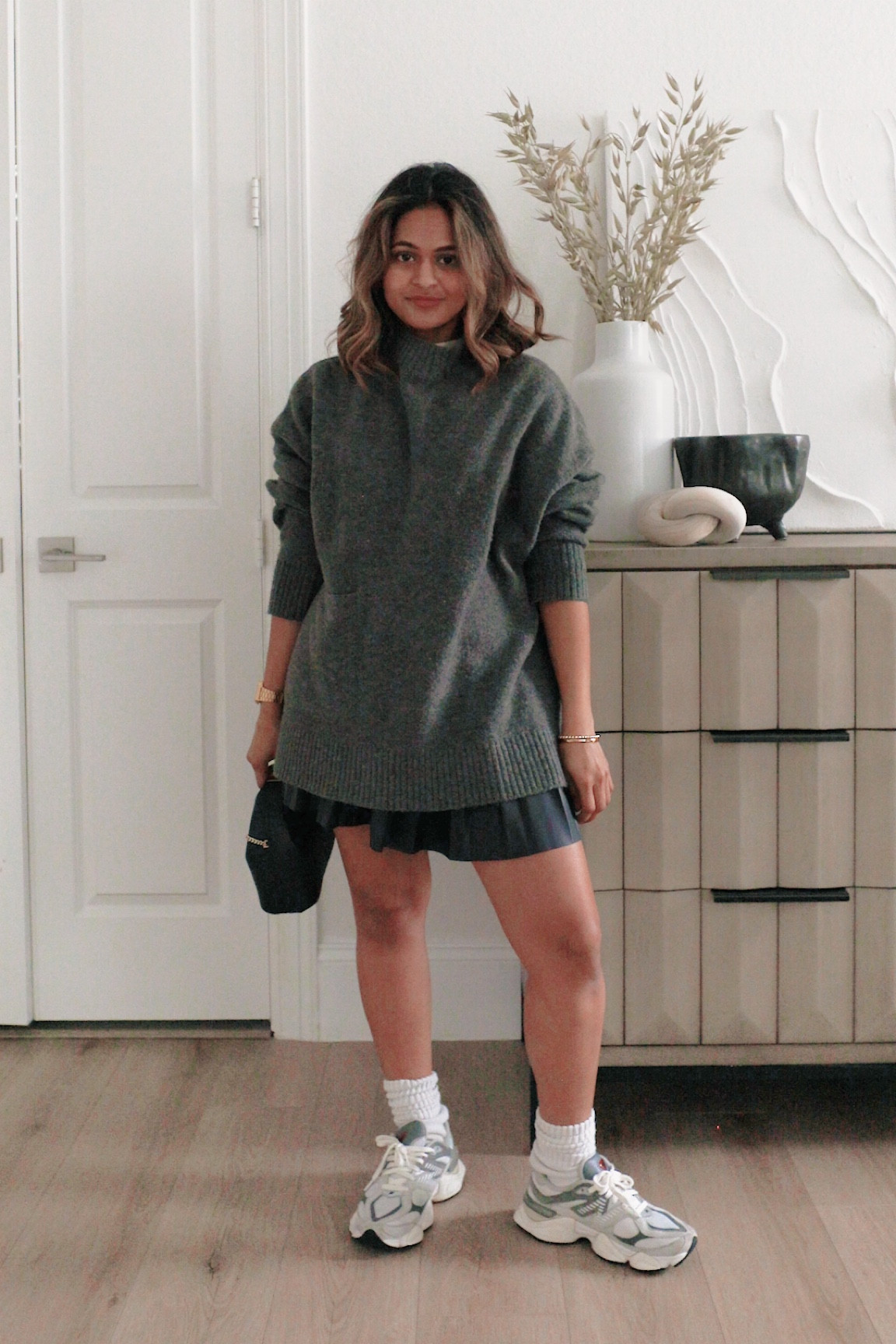 dad sneakers outfit - 4 

sweater and skirt - Zara 

#LTKstyletip #LTKSpringSale #LTKshoecrush