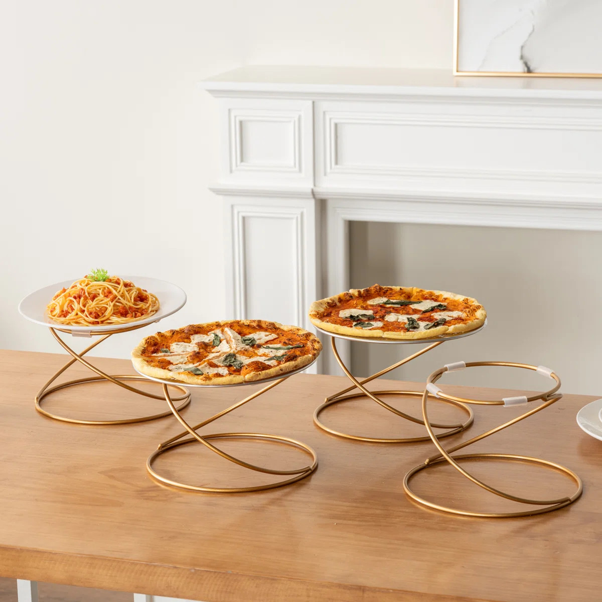 Mercer41 Lesly Pizza Pan Serving Platter Display Riser Stand | Wayfair | Wayfair North America