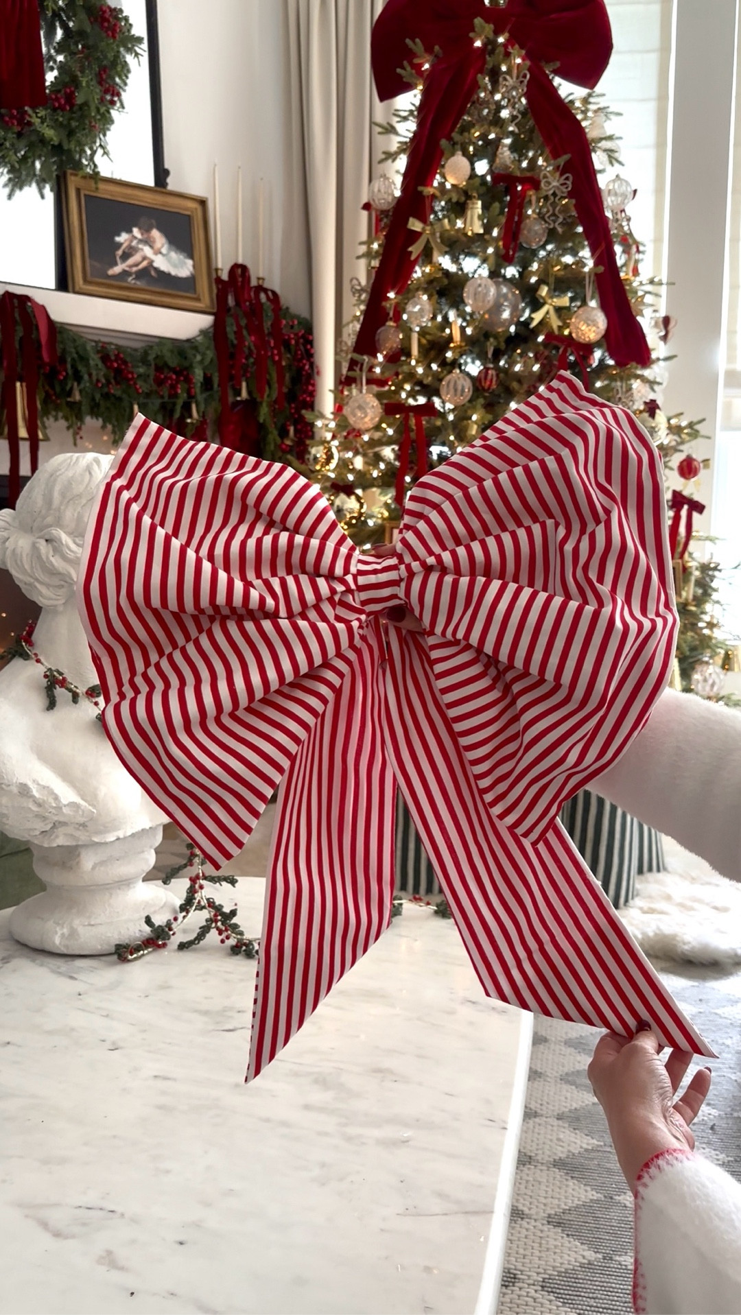 All you need to make this xl Christmas bow!! 

#LTKCyberWeek #LTKHome #LTKHoliday