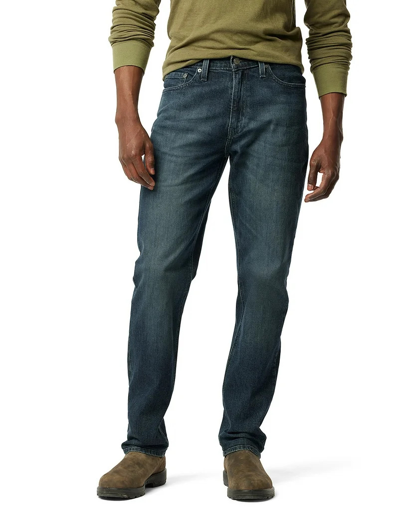 Levi Strauss Signature Men's and Big Men’s Athletic Fit Jeans, Short, Regular & Tall Inseams | Walmart (US)