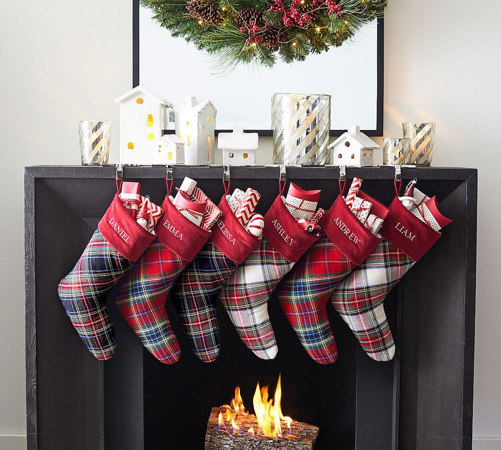 Plaid Stockings | Pottery Barn (US)
