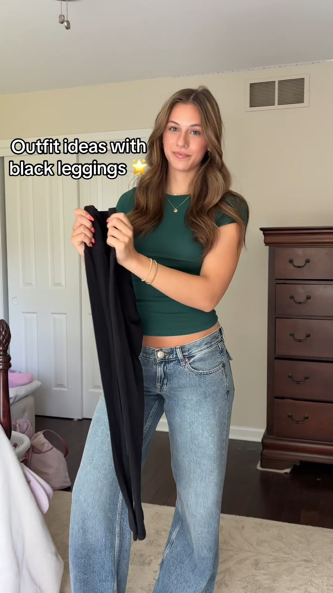 Outfit inspo with black leggings! 

#backtoschooloutfits

#LTKootd #LTKSeasonal #LTKSaleAlert