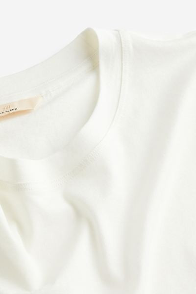 Silk-blend T-shirt | H&M (UK, MY, IN, SG, PH, TW, HK)