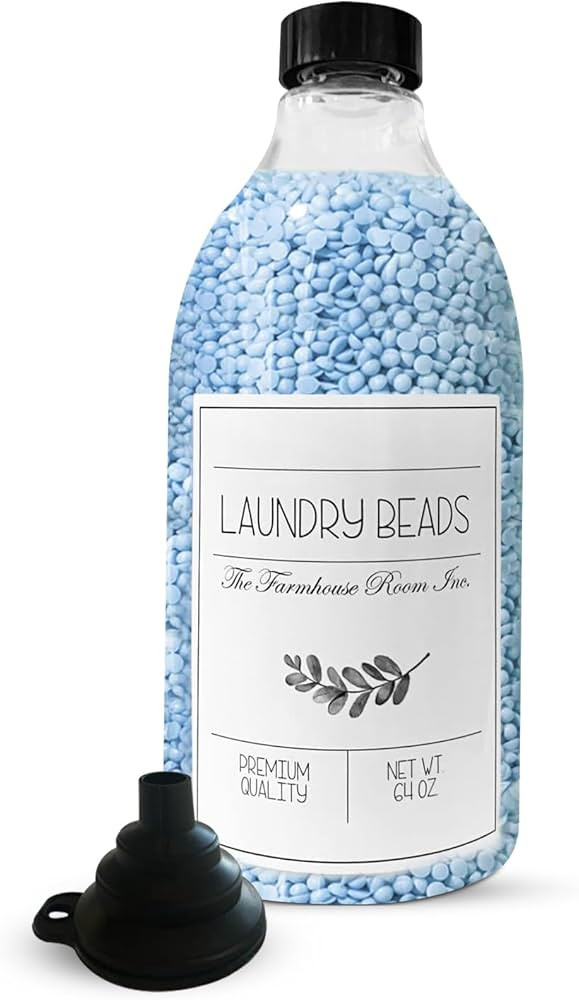 The Farmhouse Room Inc Laundry Beads Dispenser Bottle - Scent Beads Container for Laundry Room Or... | Amazon (US)