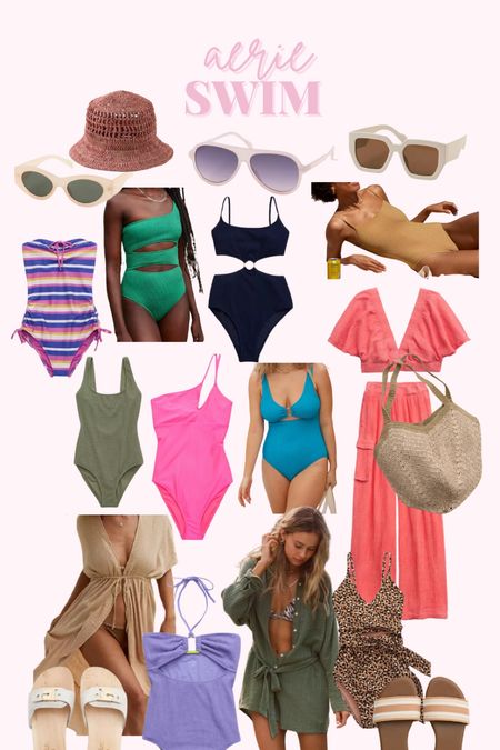 Swim with aerie this summer! The cutest swim suits, beach coverups & sunglasses!  Aerie swim // summer swimsuit // summer fashion // beach outfit inspo // beach bag // one-piece swimsuitt

#LTKstyletip #LTKmidsize #LTKSeasonal