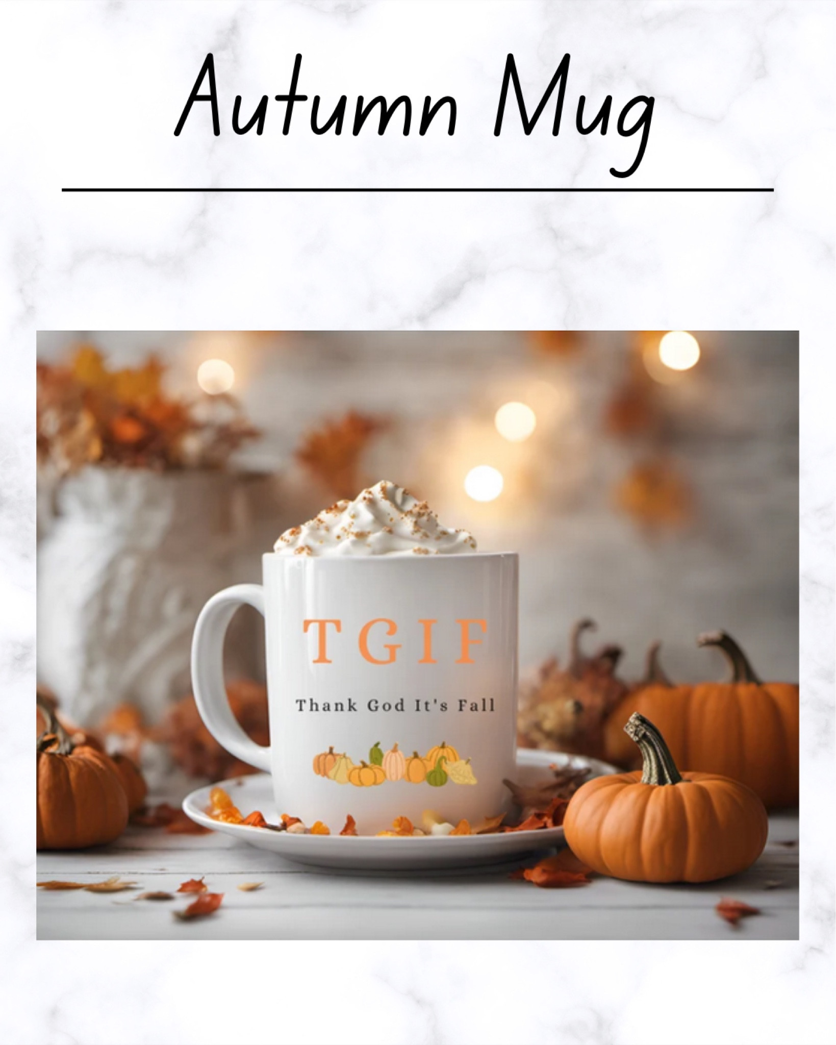 Check out the great autumn mugs on Etsy

Autumn mug, fall mug, Halloween mug, pumpkin spice mug, pumpkin mug, kitchen decor, autumn decor, fall decor, pumpkin decor, Halloween decor, autumn home, fall home 

#LTKgiftguide #LTKsale #LTKautumn