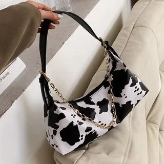 Cow Print Shoulder Bag | YesStyle Global