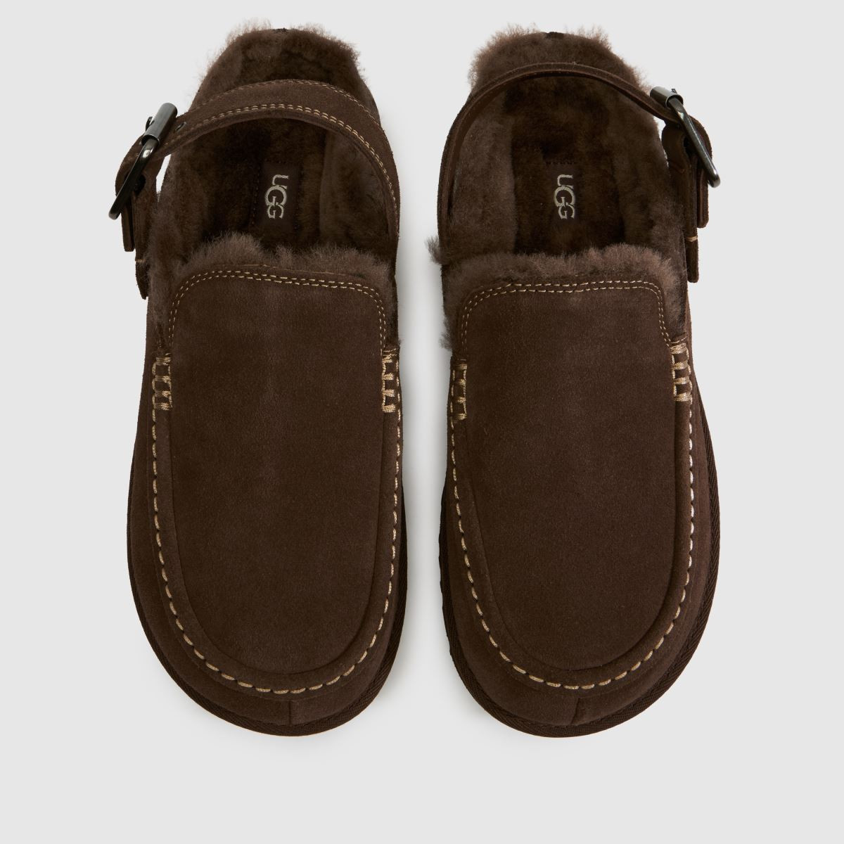 Womens Burnt Cedar UGG Goldenstar Evelina Clog Sandals | schuh | Schuh