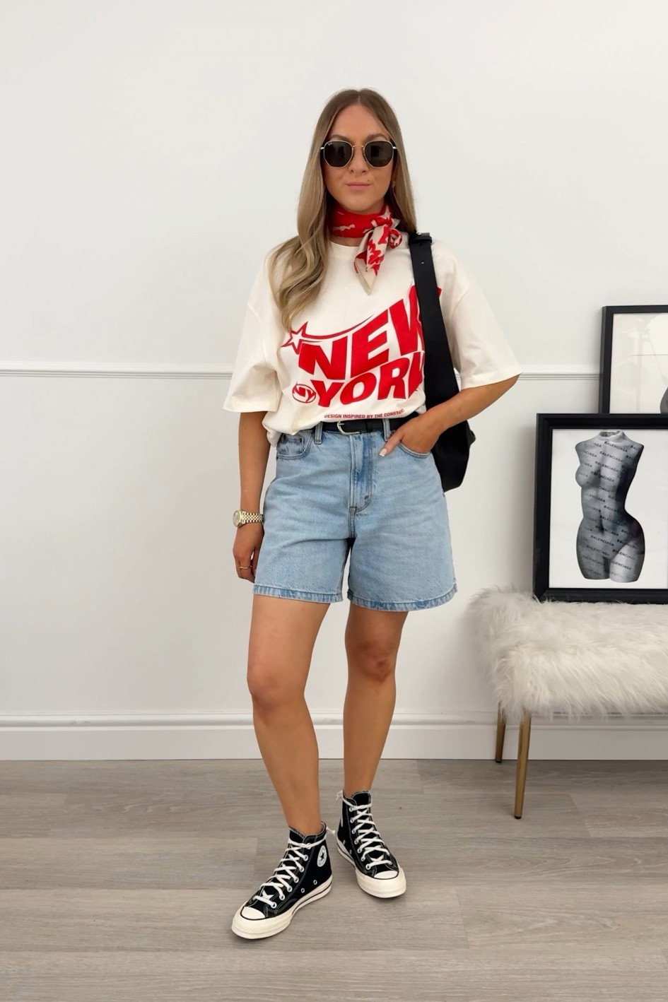 Denim shorts outfit 

#LTKstyletip #LTKfestival #LTKsummer