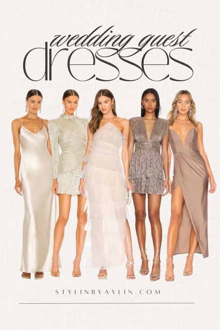 Wedding guest dresses, nude dress, white dress, special occasions #StylinbyAylin

#LTKstyletip #LTKwedding