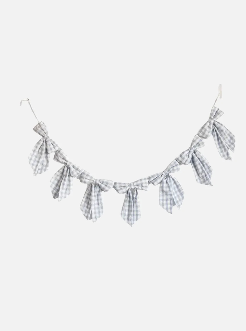 Blue Gingham Bow Garland | House of Jade Home