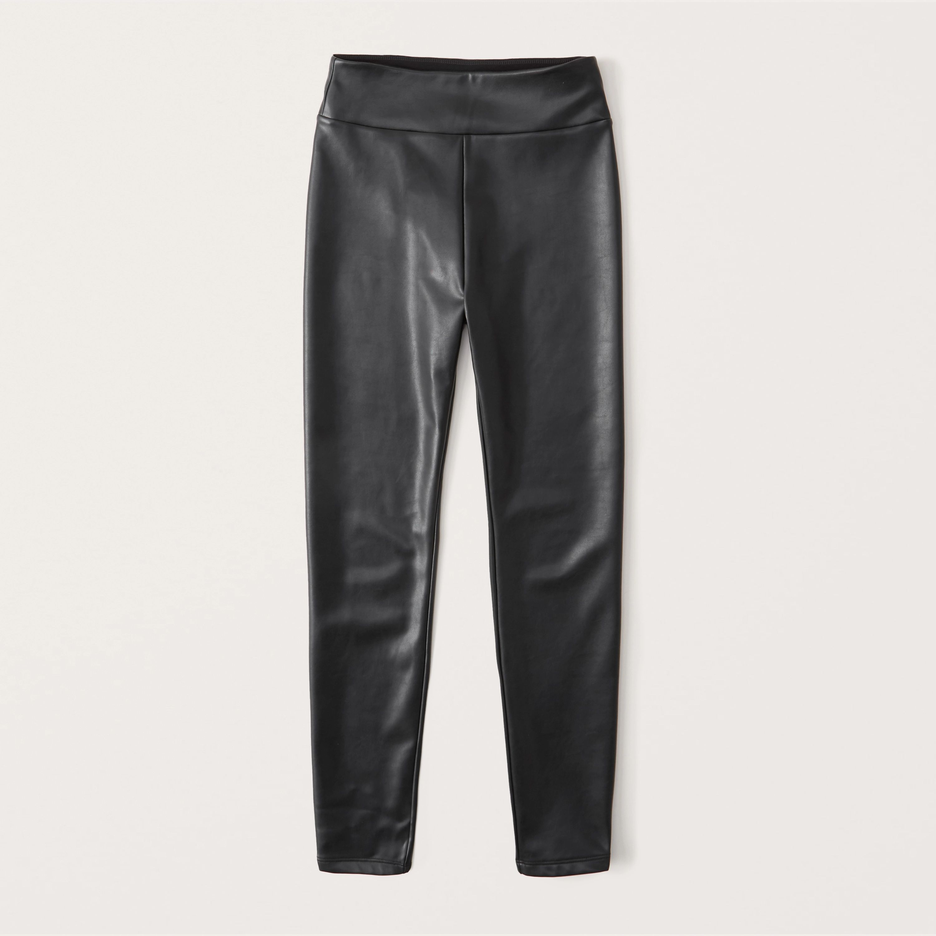 Vegan Leather Leggings | Abercrombie & Fitch (US)