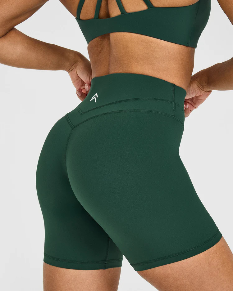 Unified High Waisted Shorts 6" 
 Racing Green | Oner Active (UK / US)