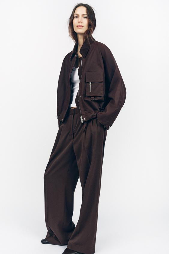 CORDUROY COLLAR WAXED JACKET ZW COLLECTION | Zara US