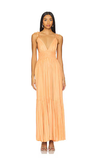Yolanda Dress in Coral | Revolve Clothing (Global)
