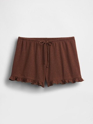 Linen-Blend Ruffle PJ Shorts | Gap (CA)