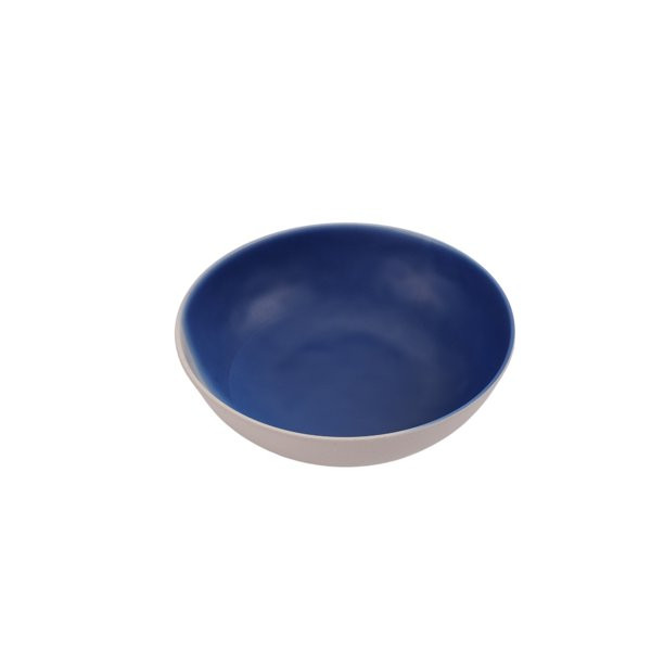 Mainstays Eco-Friendly Bamboo Melamine Round Cereal Bowl, Blue Dip | Walmart (US)