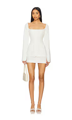 Lovers and Friends Piada Mini Dress in White from Revolve.com | Revolve Clothing (Global)