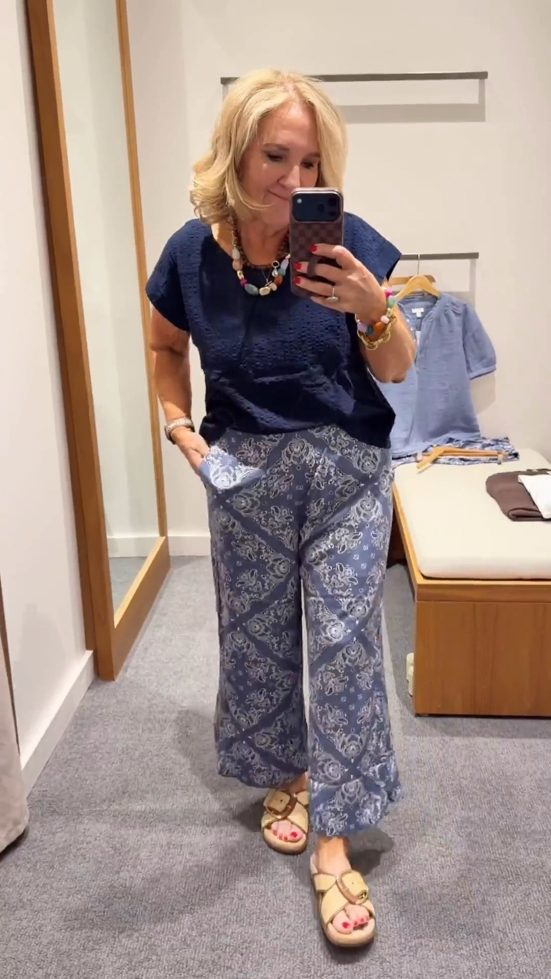 The lightweight fabrics keep you cool, while the relaxed fit makes this outfit perfect for vacation, sightseeing, lunch with friends, or everyday errands. Just add comfortable sandals and colorful accessories for an easy look you’ll wear on repeat.

💡 LTK MADE EASY
❤️ Heart = Support my posts!
🔖 Save = Get sale & restock alerts
📋 Lists = Keep favorites organized
📲 Share = Send lists and products to a friend. Hello, Christmas List!
💬 Comment = Ask me anything about what I’m wearing. :-)

#LTKootd #LTKSeasonal #LTKOver40