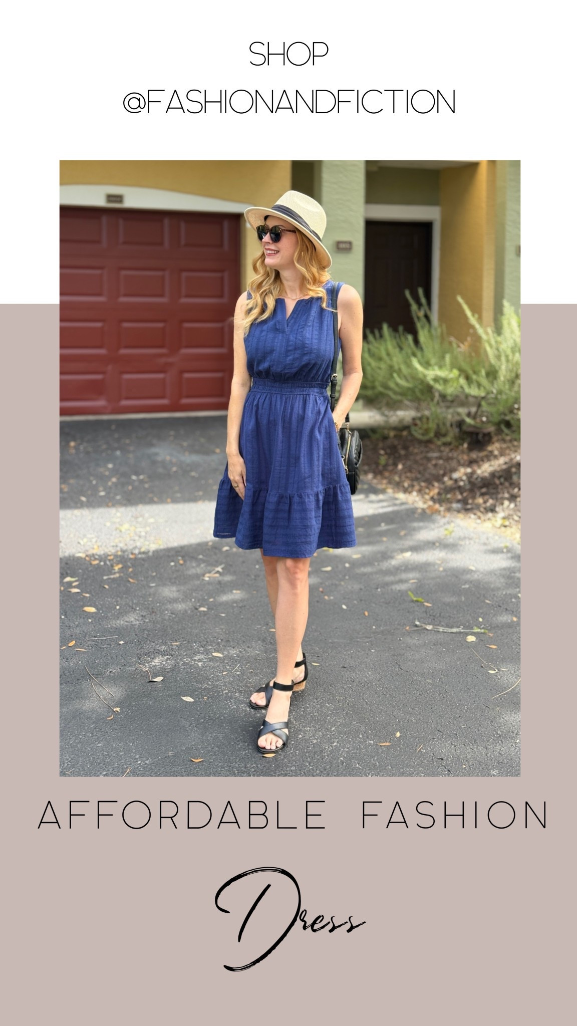 This exact dress style hasn’t been released on Amazon yet so I’ve tagged some similar styles for you. I’ll be sure to update as soon as the dress I’m wearing is available. Wearing size small. Fit TTS. Love the pockets and stretchy waist.