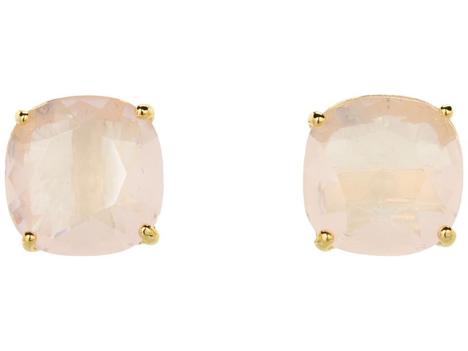 Kate Spade New York - Small Square Studs (Light Pink) Earring | Zappos