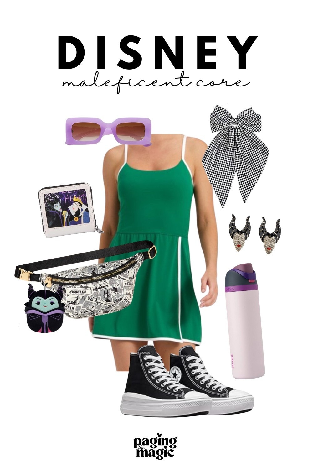 Disney Villains Outfit – Maleficent-Inspired Green Athletic Dress #disney #disneyvillain 

#LTKFamily #LTKStyleTip #LTKBeauty