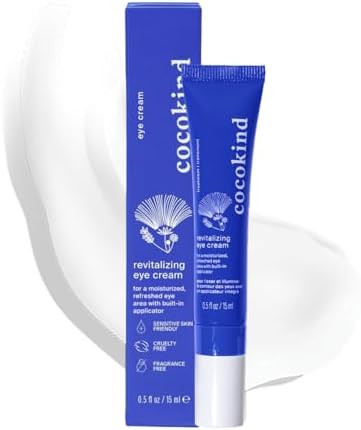 Revitalizing Eye Cream by Cocokind, Depuff & Reduce Fine Lines and Wrinkles, Cream for Firmer and... | Amazon (US)