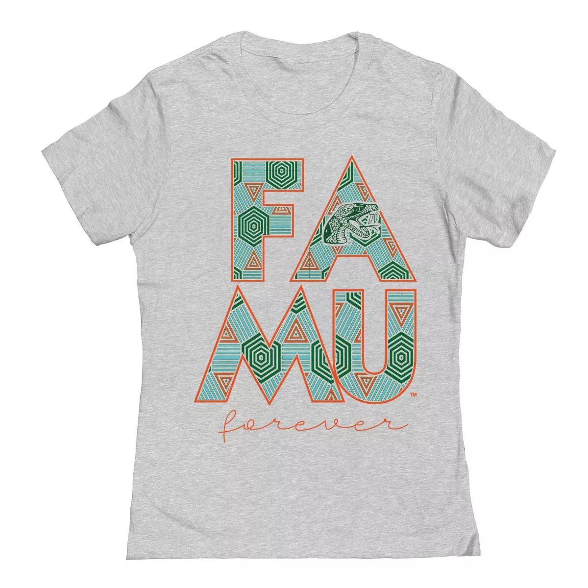 NCAA Florida A&M Rattlers Women's Black Short Sleeve T-Shirt | Target