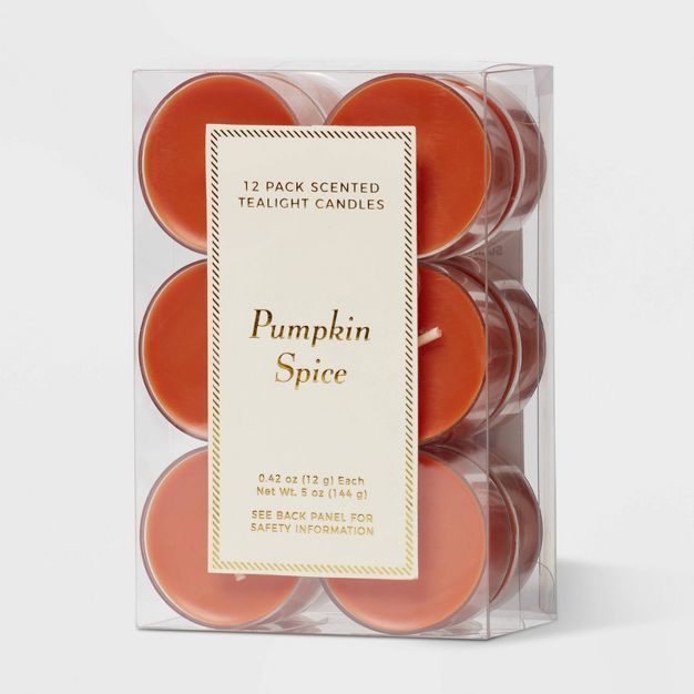 12pk Scented Tealights Candle - Threshold™ | Target