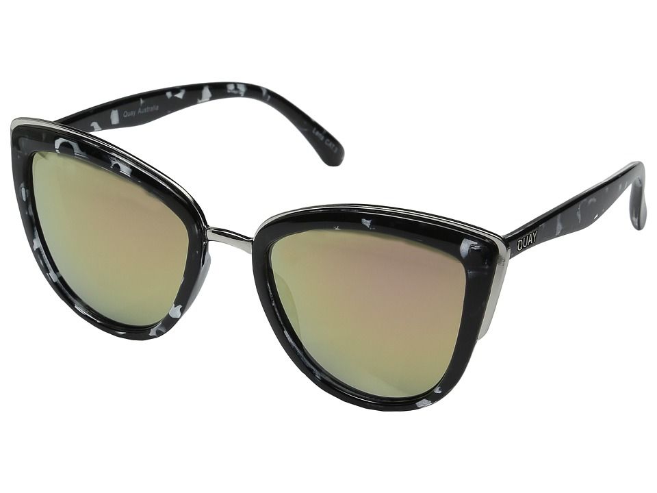 QUAY AUSTRALIA - My Girl (Black Tort/Pink Mirror) Fashion Sunglasses | Zappos