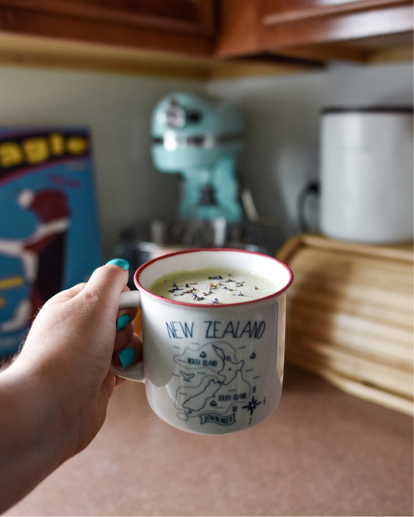 This is one of my favorite matcha lattes — the lavender is just YUM!

#LTKhome
