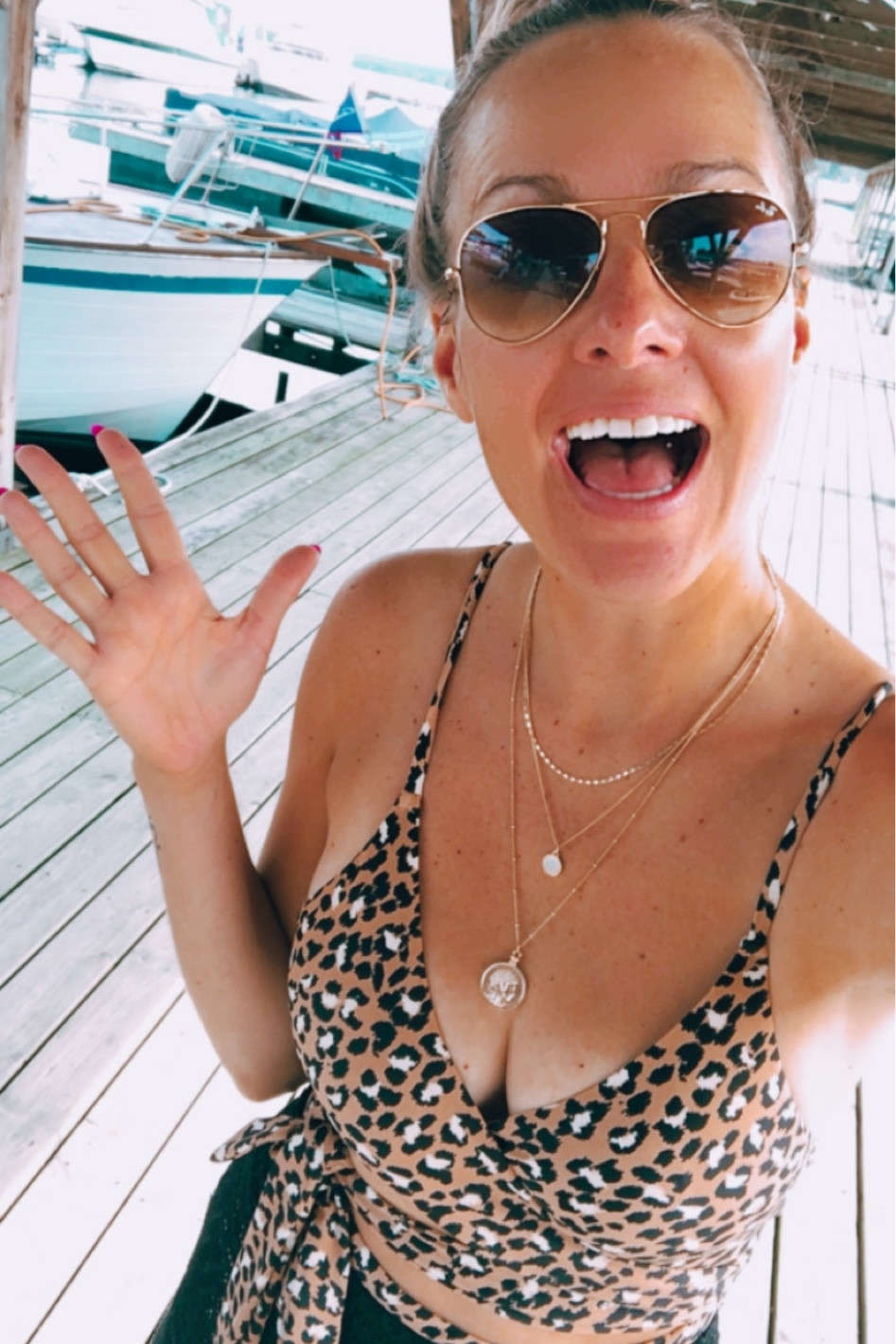 This swimsuit is the perfect balance between modest and still sexy! 🐆 one piece but wrap around option to show a sliver of skin around the waist and a v-neck. Super comfy and also great for tall girls! 

#LTKcurves #LTKswim #LTKsalealert