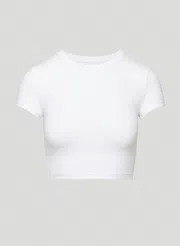 Tnachill™ Ortiz Cropped T-Shirt - white | THE YES