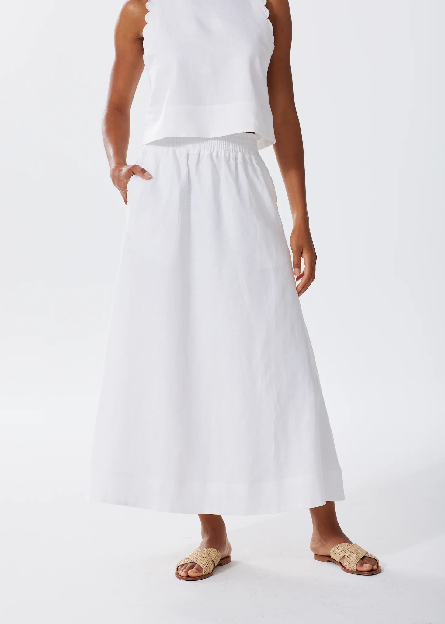 The Linen Maxi Skirt | Alice Walk