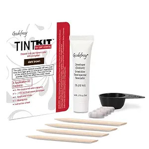Godefroy Hair Color Kit for Spot Coloring, Covers Up Gray Hairs, Dark Brown, 4-Application Kit, P... | Amazon (US)