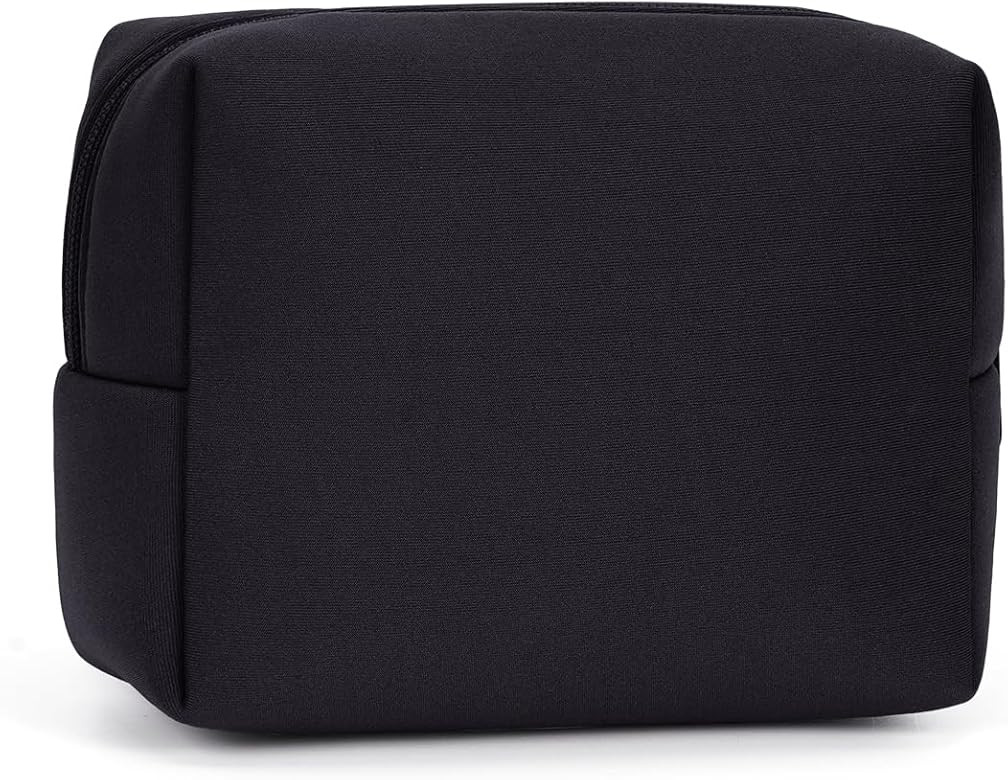 CEI-CEI Neoprene Travel Makeup Bag, Water-Resistant Cosmetic Bag Organizer, Small Portable Zipper... | Amazon (US)