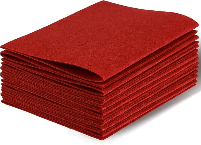 Felt Sheets Fabric, 7" x 11" Felt Fabric for Crafts 10Pcs Halloween Christmas Fabric Fall Felt fo... | Amazon (US)