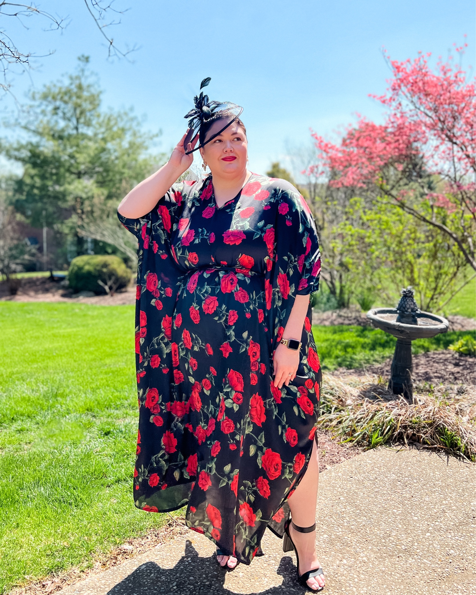 Plus size Kentucky Derby outfit idea 🐎 Kaftan is from small business The Brooklyn Botanica  

#LTKcurves #LTKSeasonal