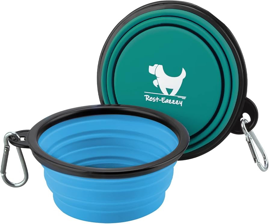 Collapsible Dog Bowls for Travel, 2-Pack Dog Portable Water Bowl for Dogs Cats Pet Foldable Feedi... | Amazon (US)