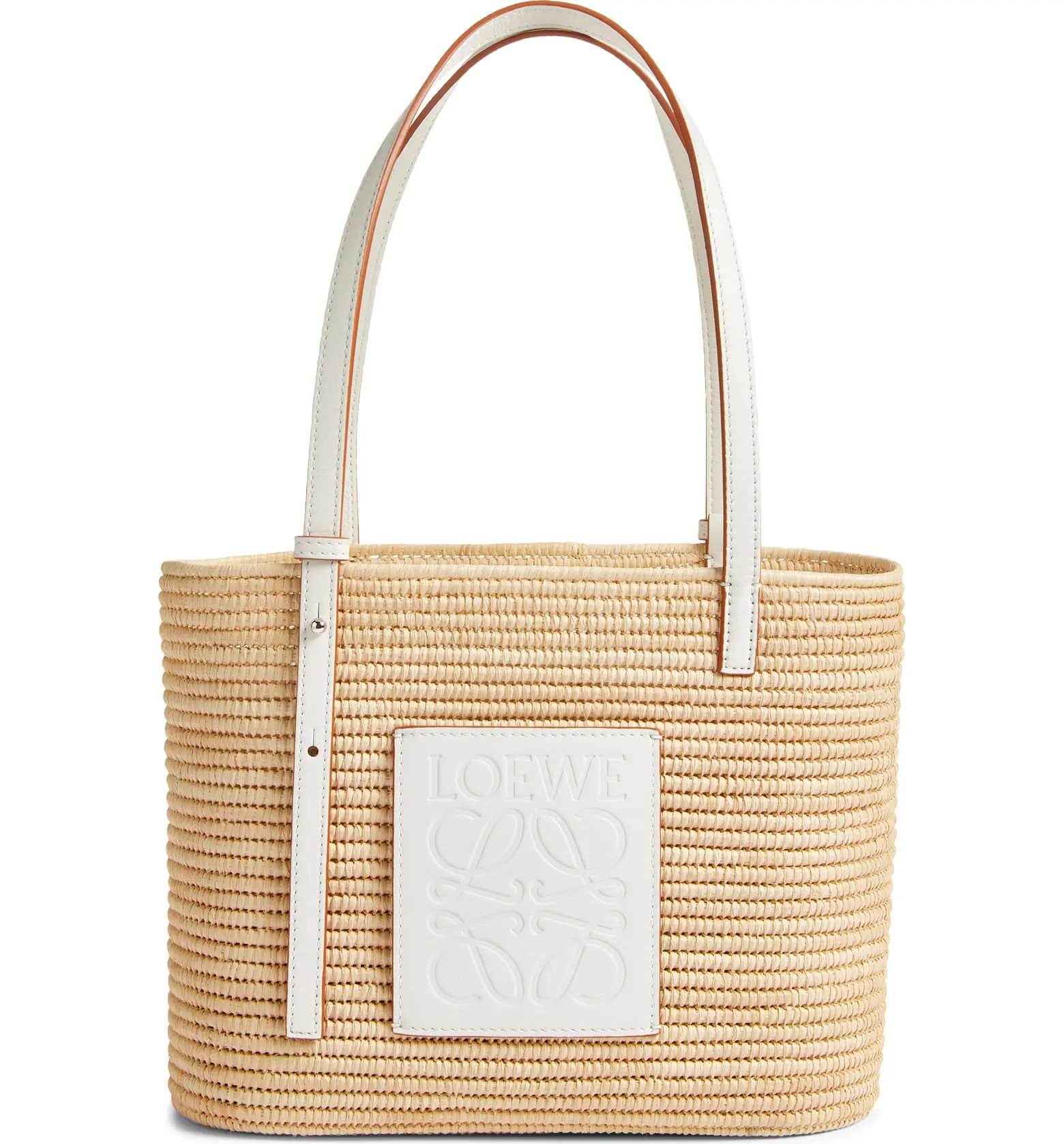 x Paula's Ibiza Small Square Raffia Basket Bag | Nordstrom