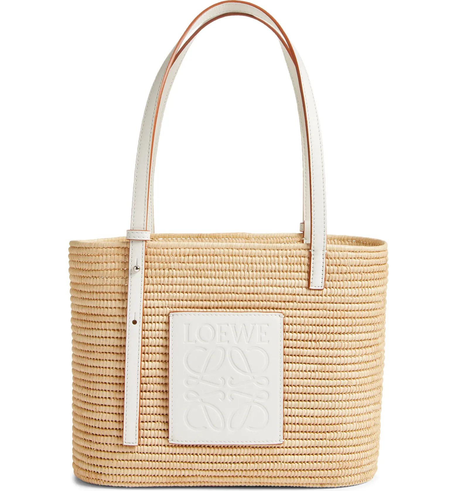 Loewe x Paula's Ibiza Small Square Raffia Basket Bag | Nordstrom | Nordstrom