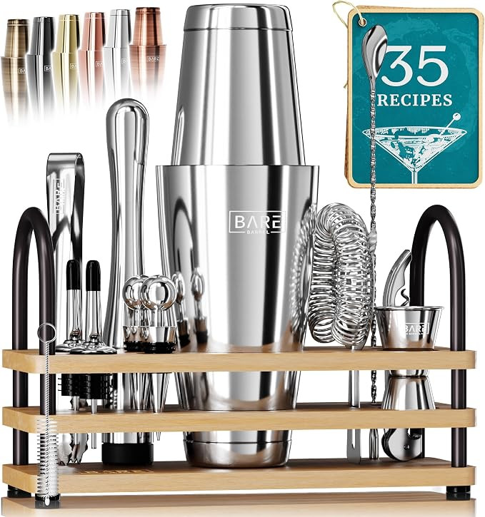 Pro Cocktail Kit | Mixology Bartender Kit | 14-Piece Cocktail Shaker Set | Martini Home Bartendin... | Amazon (CA)