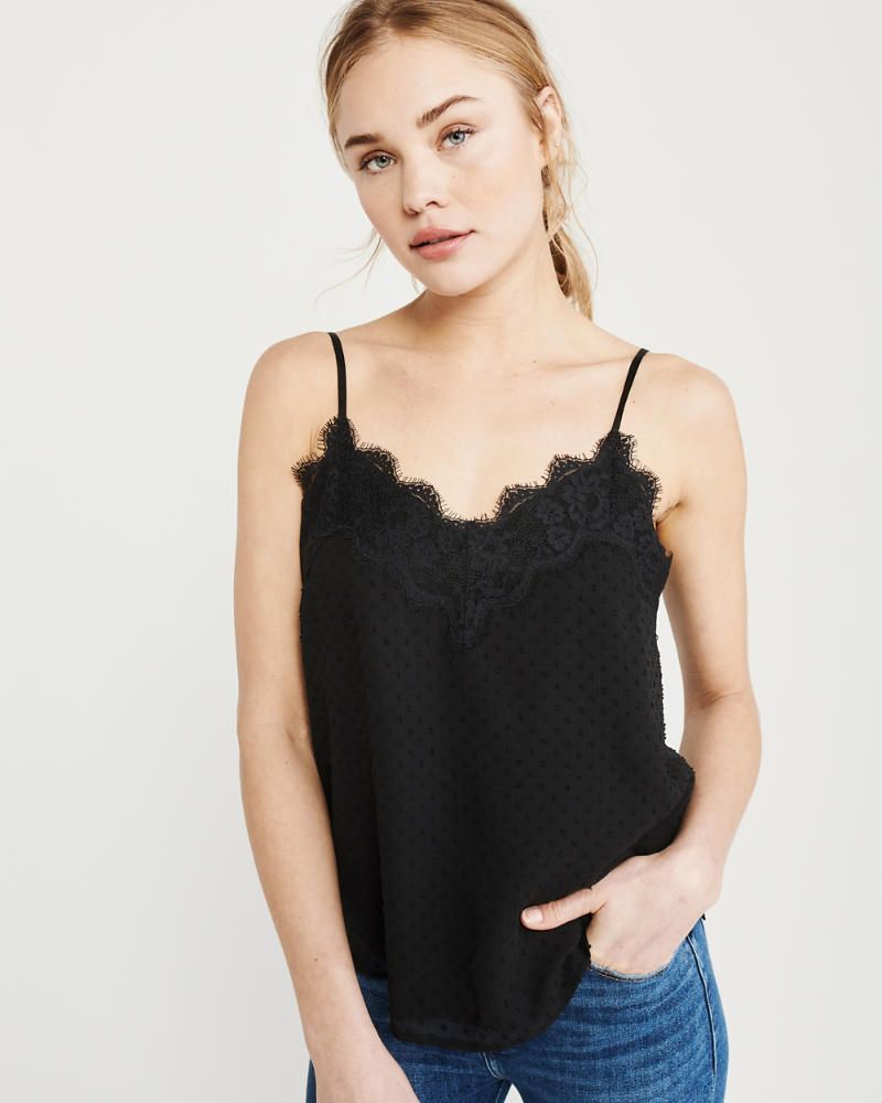 Lace-Trim Clipdot Cami
						
					



				
						Online Exclusive | Abercrombie & Fitch US & UK