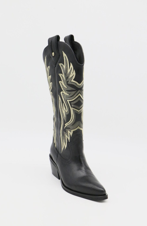 STIVALI NEW YORK Dramen Western Cowboy Boots in Black at Nordstrom, Size 7 | Nordstrom